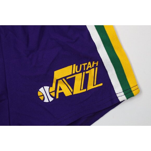 Vintage 80s Sand Knit Mens Small Utah Jazz Adrian Dantley Basketball Uniform USA - Picture 9 of 11